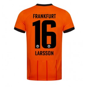 Eintracht Frankfurt Hugo Larsson #16 Alternativní Dres 2024-25 Krátký Rukáv